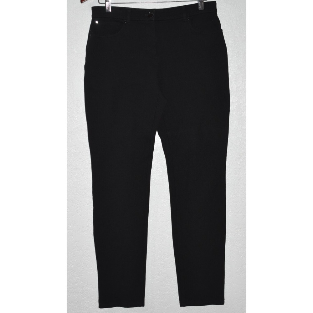 Chicos So Slimming 0/4‎ Regular Black 5-pocket Cotton Stretch Pants 29 in inseam